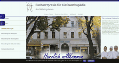 Desktop Screenshot of kfo-mehringdamm.de